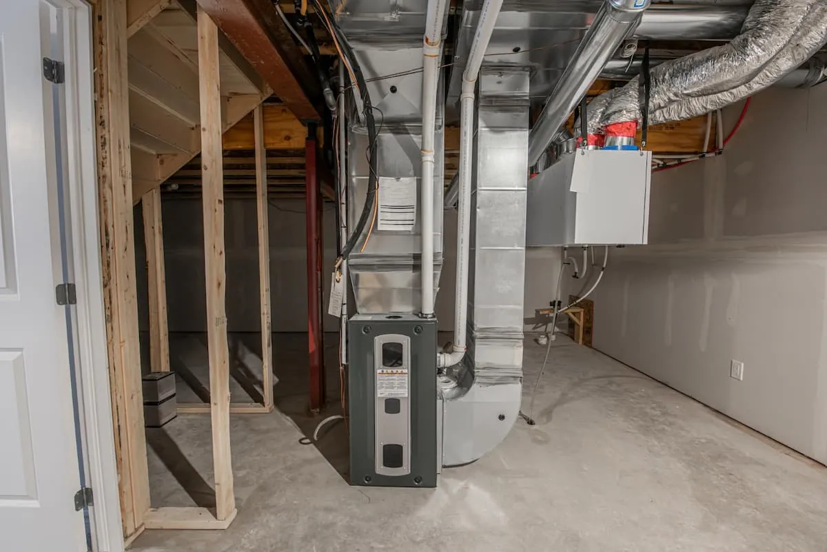 Furnace in basement